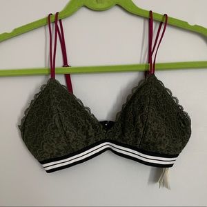 COPY - Olive Green Lace Bralette